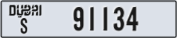 dubai - code - S - number -91134