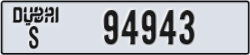 dubai - code - S - number -94943