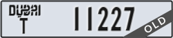 dubai - code - T - number -11227