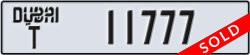 dubai - code - T - number -11777