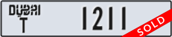 dubai - code - T - number -1211