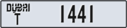 dubai - code - T - number -1441