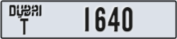 dubai - code - T - number -1561