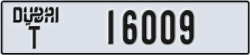 dubai - code - T - number -16009
