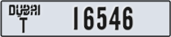 dubai - code - T - number -16546