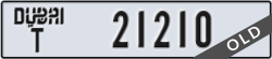 dubai - code - T - number -21210