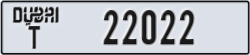 dubai - code - T - number -22022
