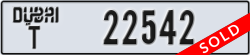 dubai - code - T - number -22542