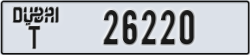 dubai - code - T - number -26220