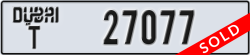dubai - code - T - number -27077