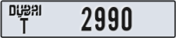dubai - code - T - number -2911