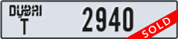 dubai - code - T - number -2940