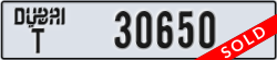 dubai - code - T - number -30650