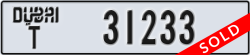dubai - code - T - number -31233
