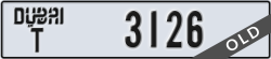 dubai - code - T - number -3126