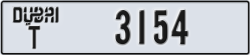 dubai - code - T - number -3154