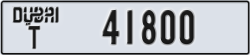 dubai - code - T - number -41800