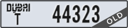 dubai - code - T - number -44323