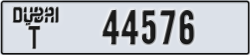 dubai - code - T - number -44576