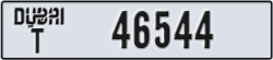 dubai - code - T - number -46544