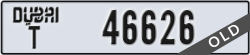 dubai - code - T - number -46626