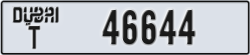 dubai - code - T - number -46644