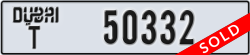 dubai - code - T - number -50332