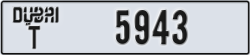 dubai - code - T - number -5943