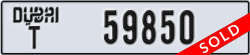 dubai - code - T - number -59850