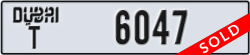 dubai - code - T - number -6047