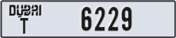 dubai - code - T - number -6229