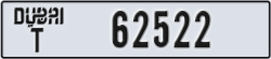 dubai - code - T - number -62522