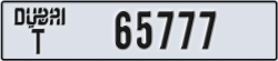 dubai - code - T - number -65777
