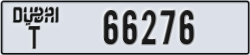 dubai - code - T - number -66276