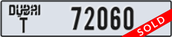 dubai - code - T - number -72060