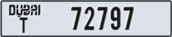 dubai - code - T - number -72797