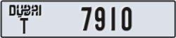 dubai - code - T - number -7910