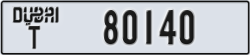 dubai - code - T - number -80140
