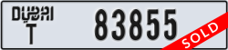 dubai - code - T - number -83855
