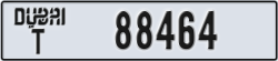 dubai - code - T - number -88464