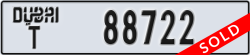 dubai - code - T - number -88722