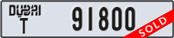 dubai - code - T - number -91721