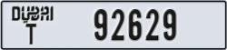 dubai - code - T - number -92629