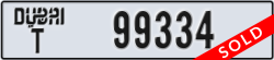 dubai - code - T - number -99334