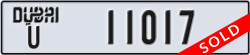 dubai - code - U - number -11017