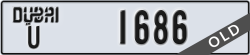 dubai - code - U - number -1686