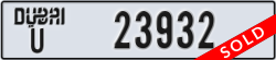 dubai - code - U - number -23932