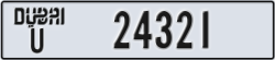dubai - code - U - number -24242