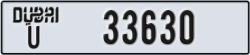 dubai - code - U - number -33630