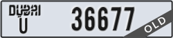dubai - code - U - number -36677